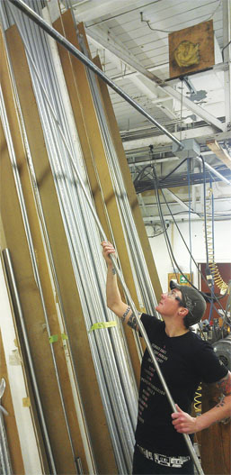 tubing rack