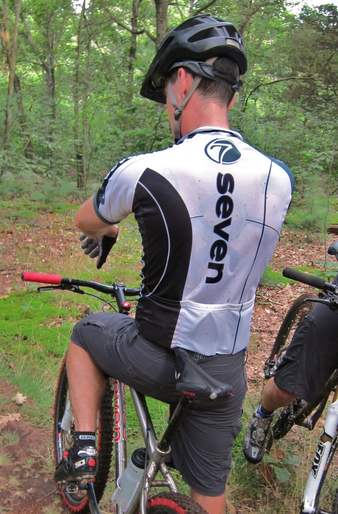 A warm morning John in the woods on his Seven Sola