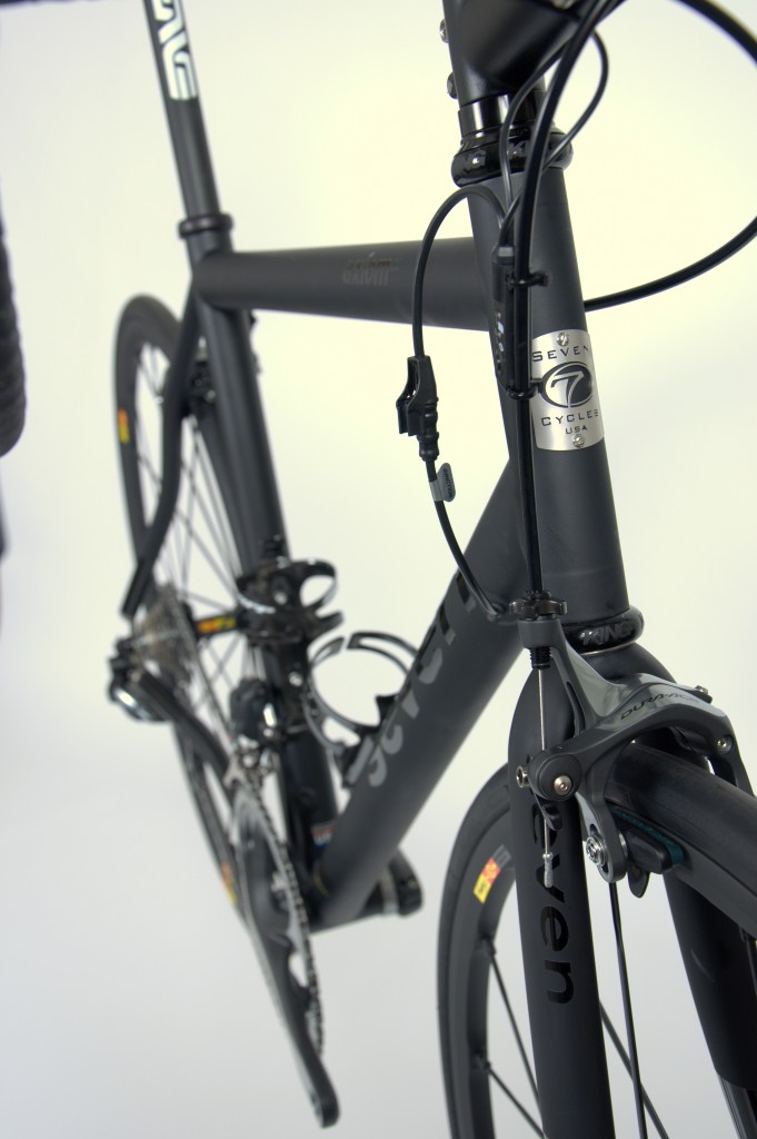 Flat black Seven Axiom SL with gloss black graphics
