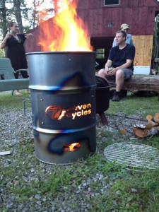Seven Cycles fire barrel