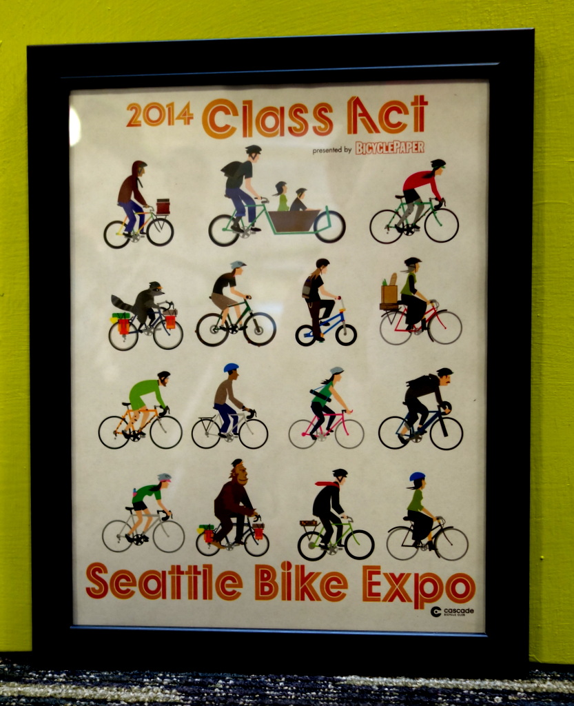 2015 Seattle Bike Expo poster