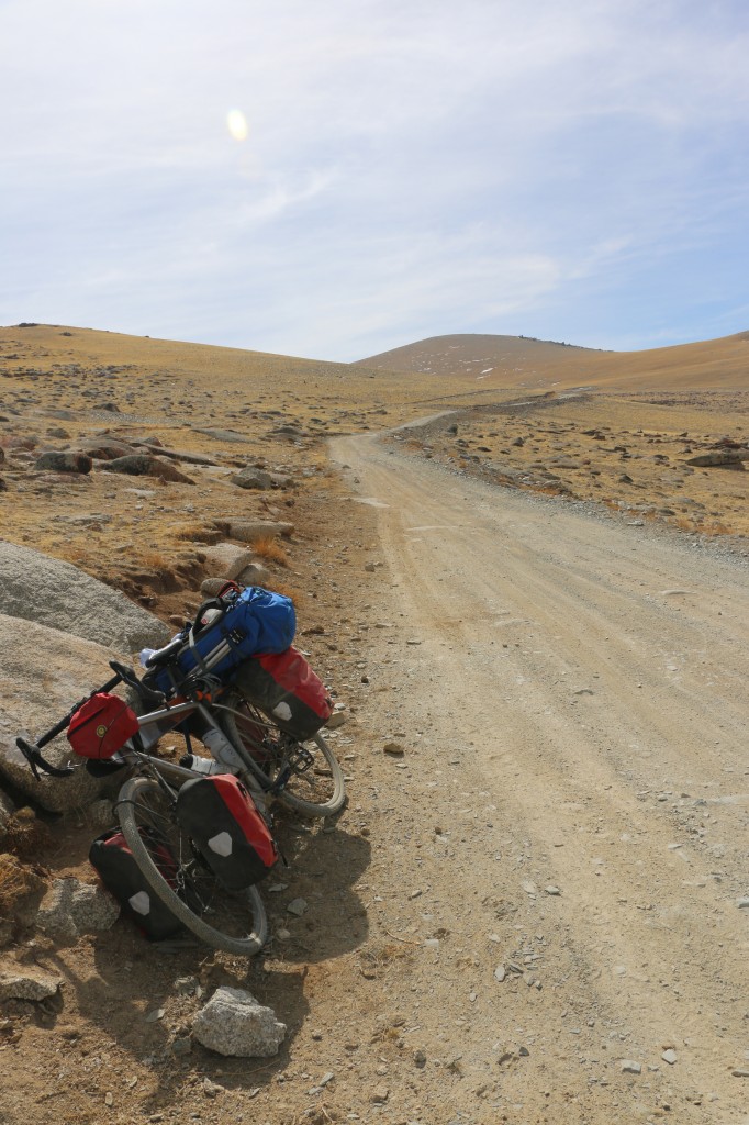 Seven on a long dirt road