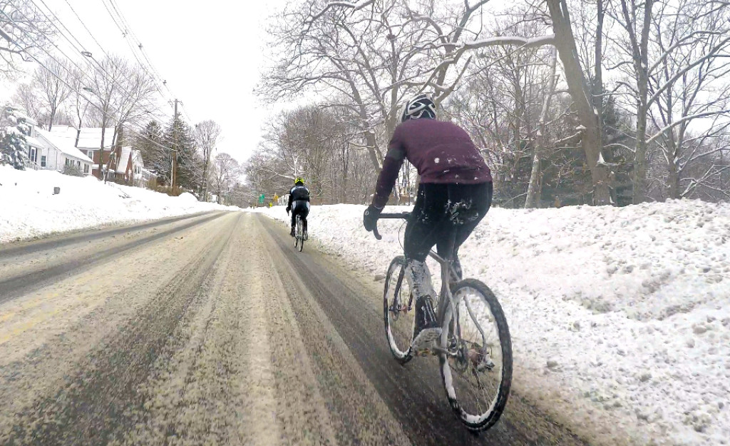 riding the winter trails