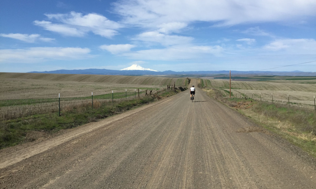A long dirt road