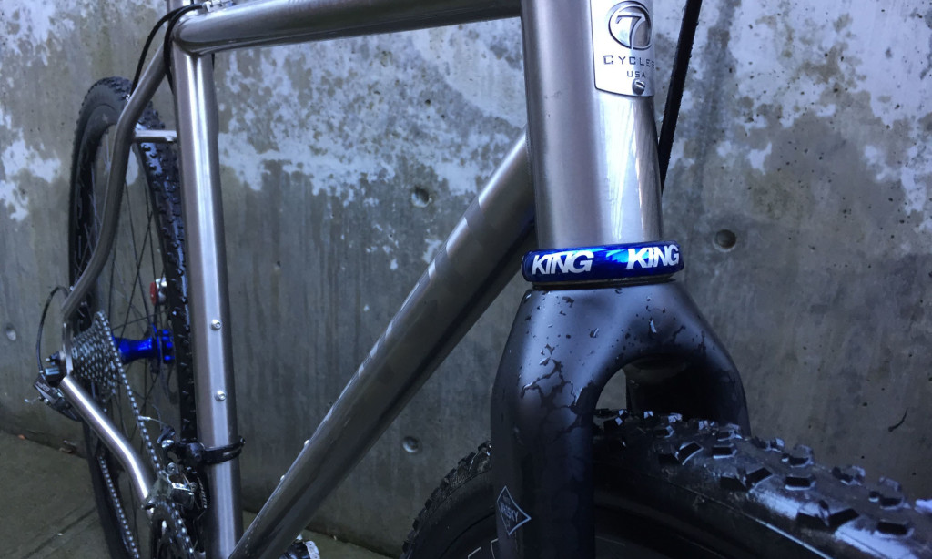Seven head tube detail