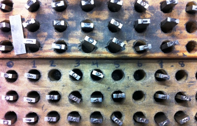serial number stamps