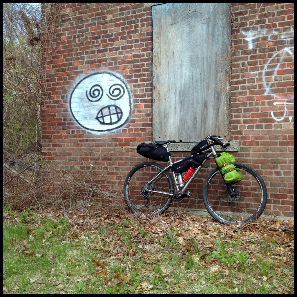 bike with graffitti