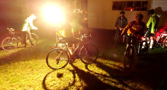 The Rain Returns at the Dusk to Dawn Ride