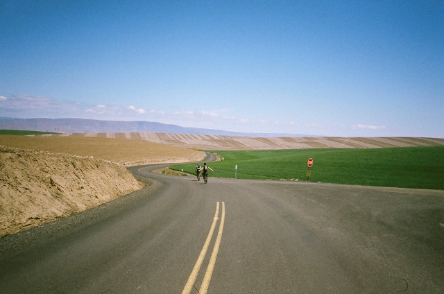 an endelss stretch of pavement