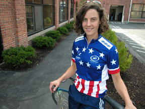 Mary McConneloug in her nationals kit
