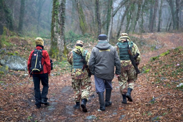 Hiking with Georgian border guards