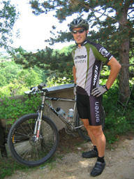 Mike Broderick with his Seven
