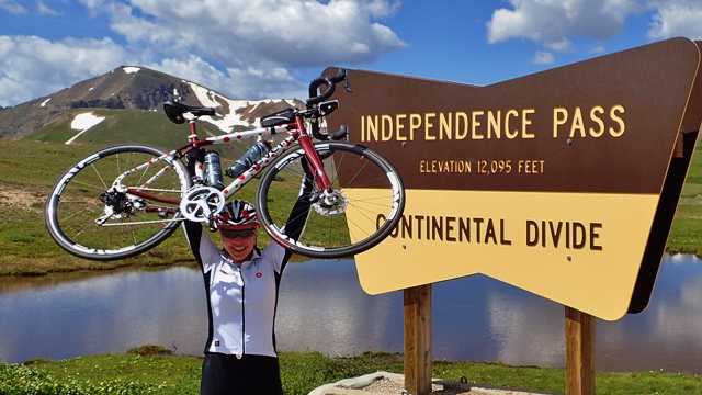 Alex crosses the continental divide