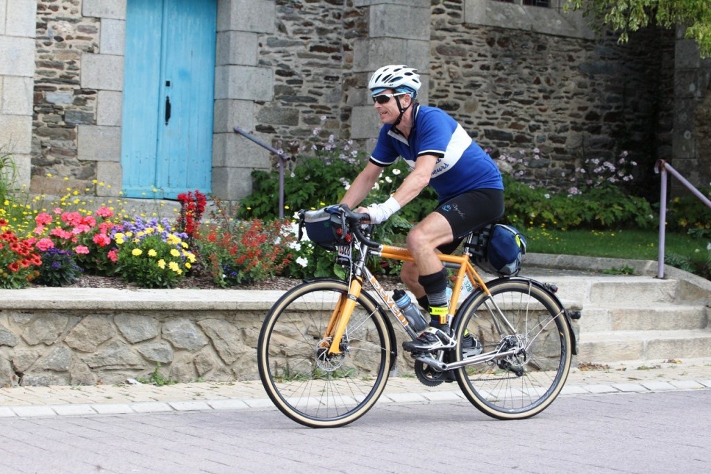 Henry pedalling his Seven Evergreen SL