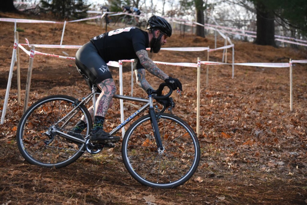 Brad races 'cross
