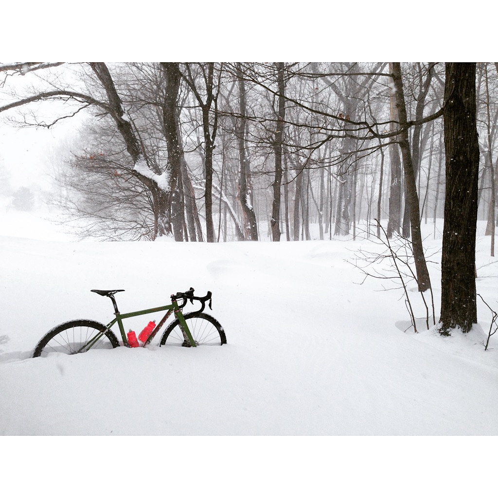 A Seven buried in snow