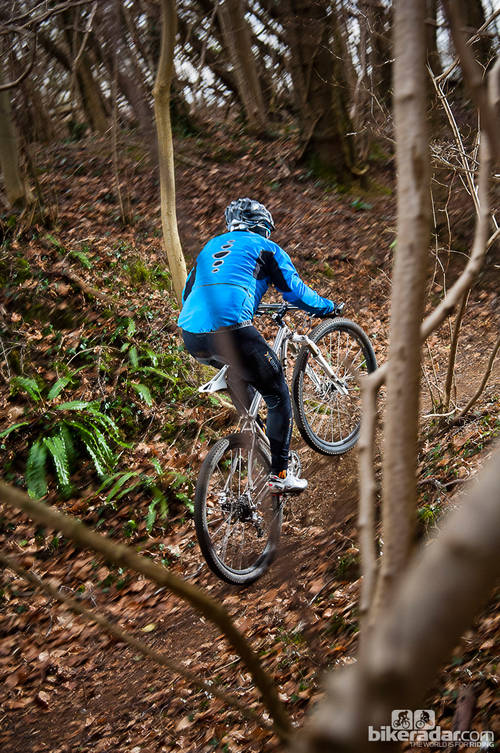 mountain bike climb