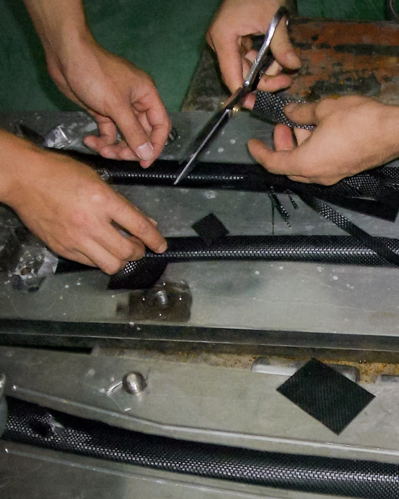 hand layup of carbon is simple