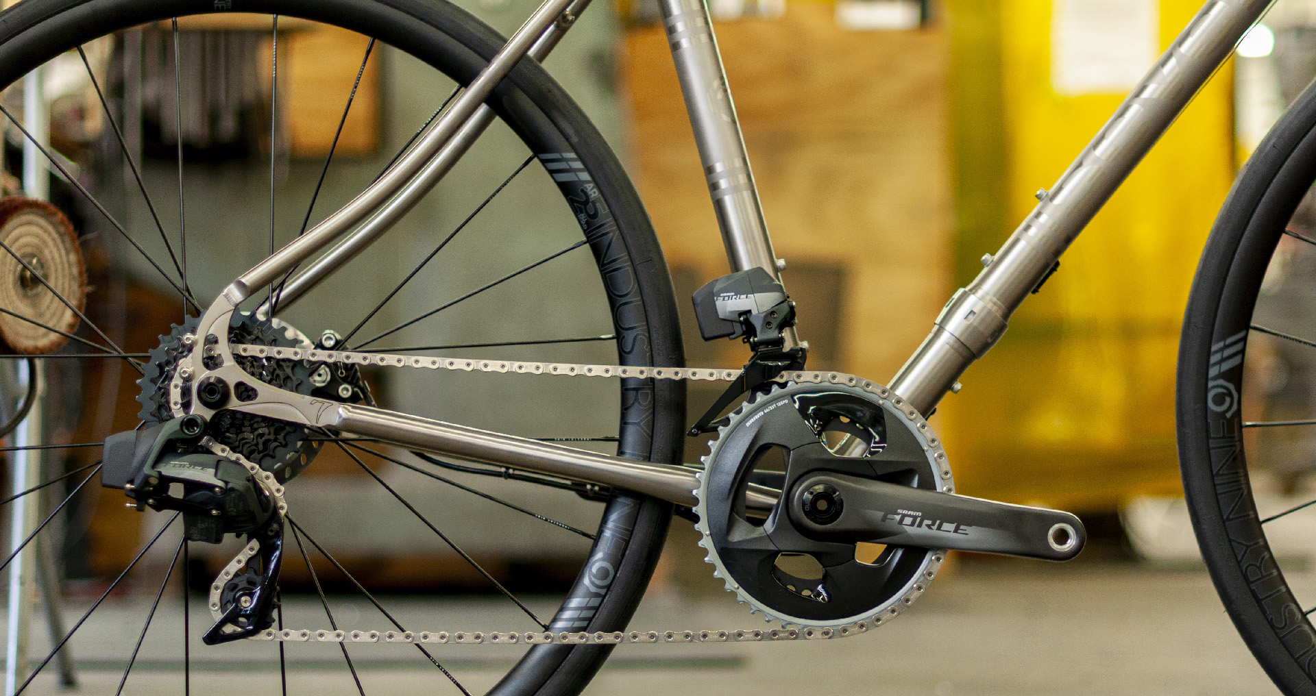 Evergreen XX with Moto seat stays - drive train