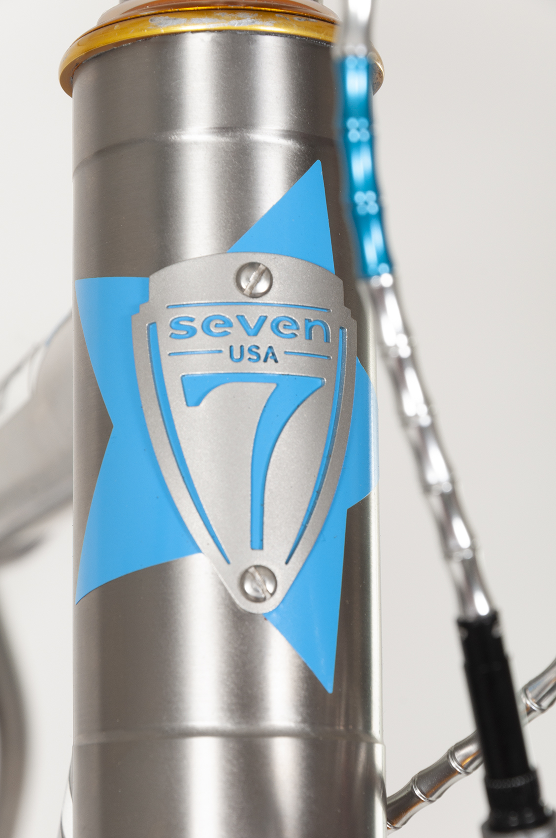 star-spangled headbadge