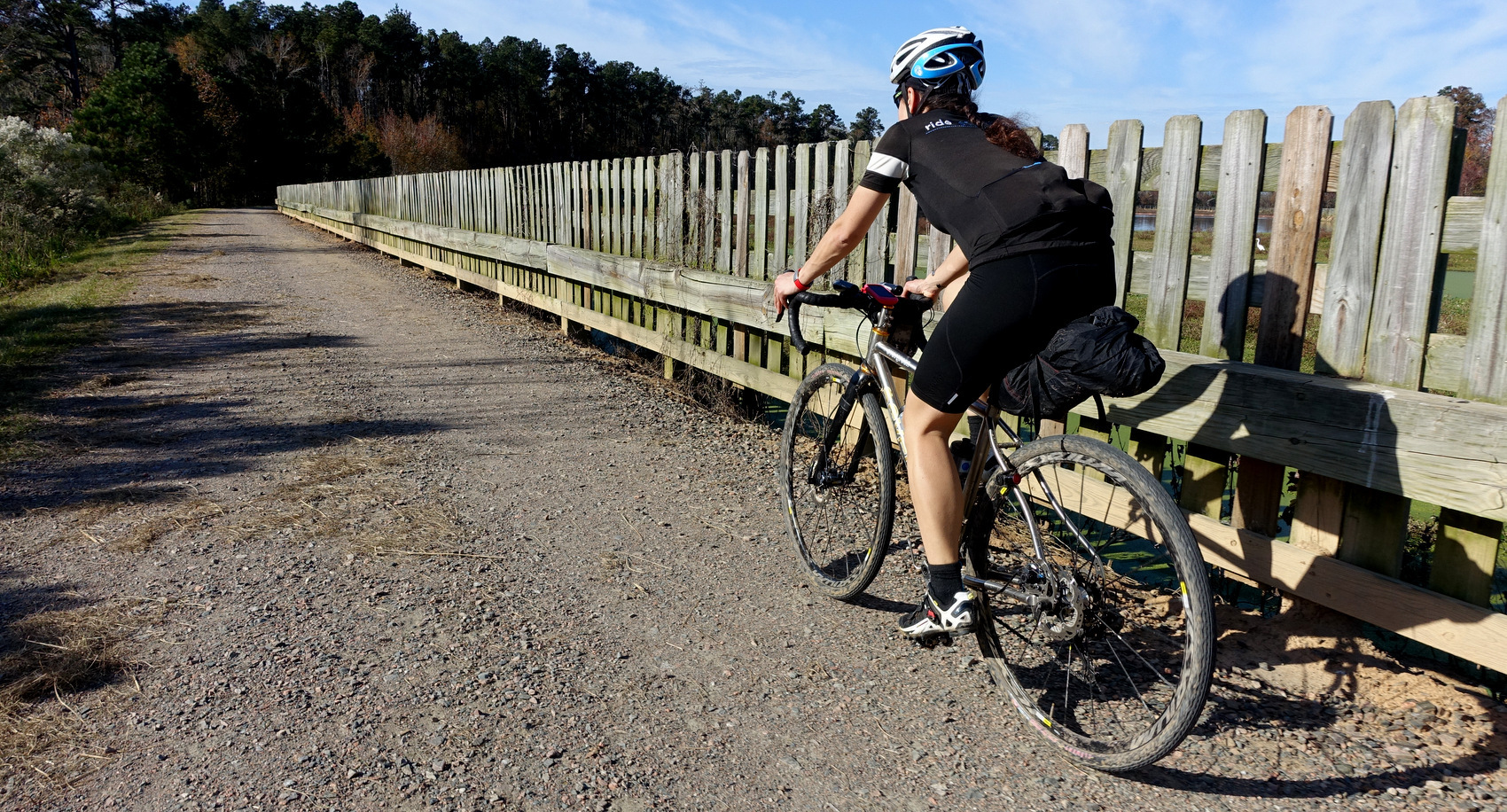 Evergreen Gravel Fence